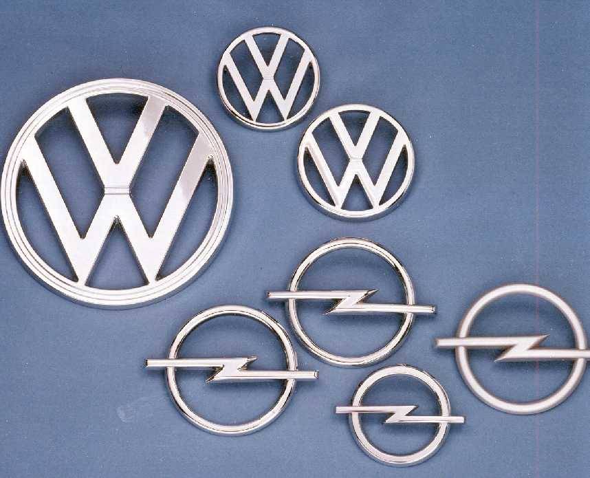 VW Logo and Opel Logo made by Huf.