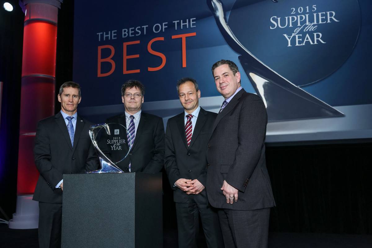 General Motors Supplier of the Year Award 2015
