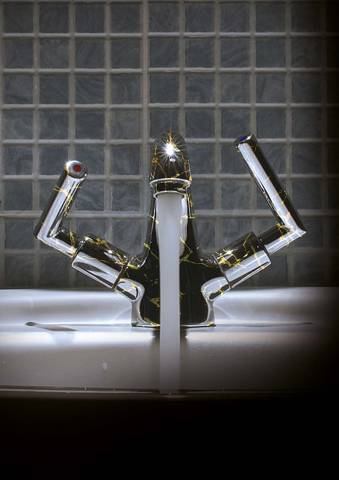 Sink faucet with individual chrome finishing design by huf signocrom